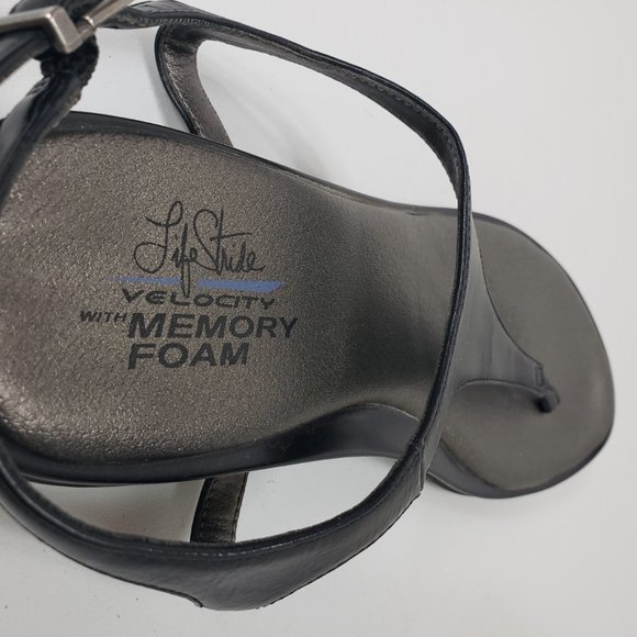 Life Stride Sandals Black 10 - Picture 5 of 8